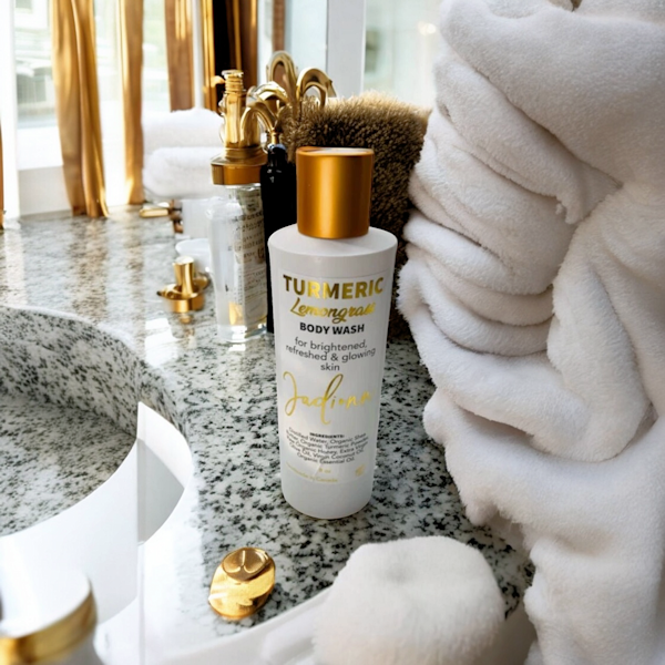 Gel douche au curcuma et à la citronnelle